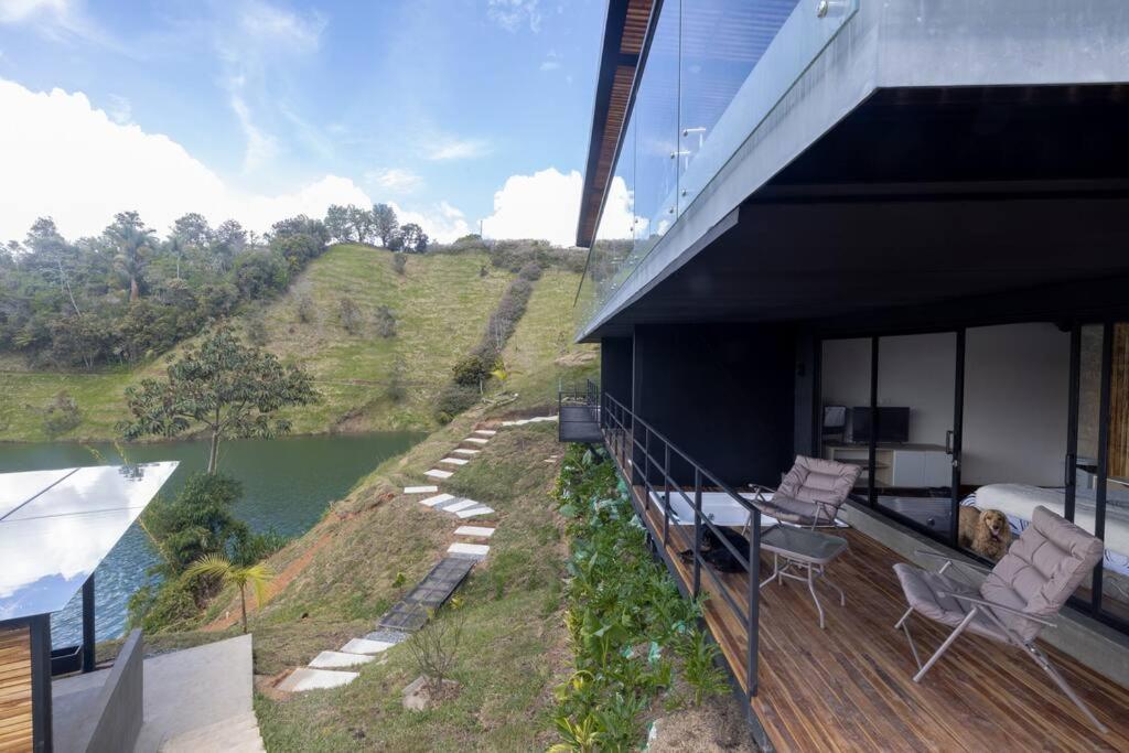 Sky House Cabana Guatape La Pradera  Ngoại thất bức ảnh