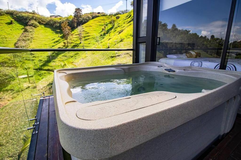 Sky House Cabana Guatape La Pradera  Ngoại thất bức ảnh
